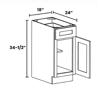 z Cabinet Base 18"