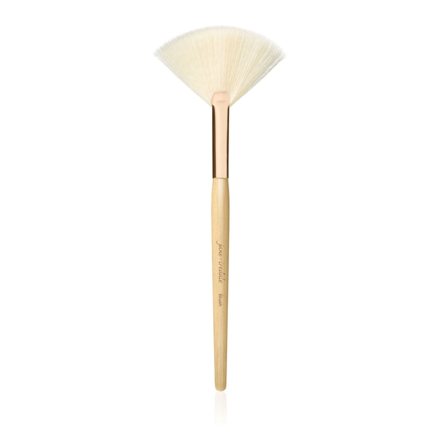 White Fan Blush Brush