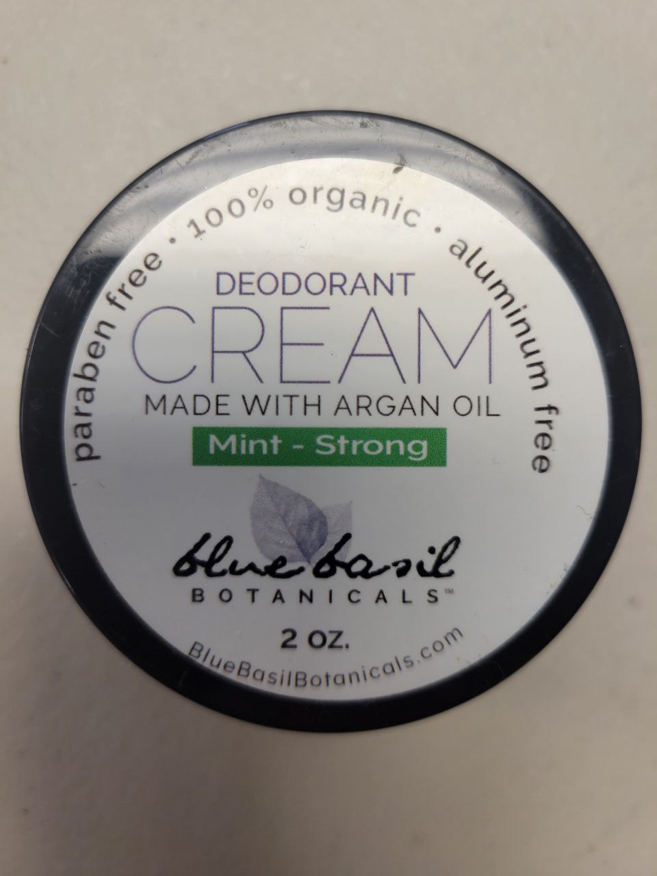 Blue Basil Botanicals Deodorant Cream